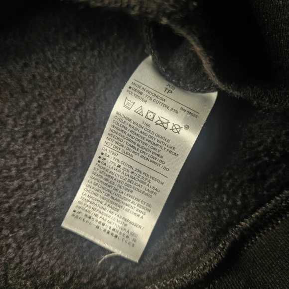 Banana Republic Black Sweatshirt Regular Fit - Picture 4 of 4